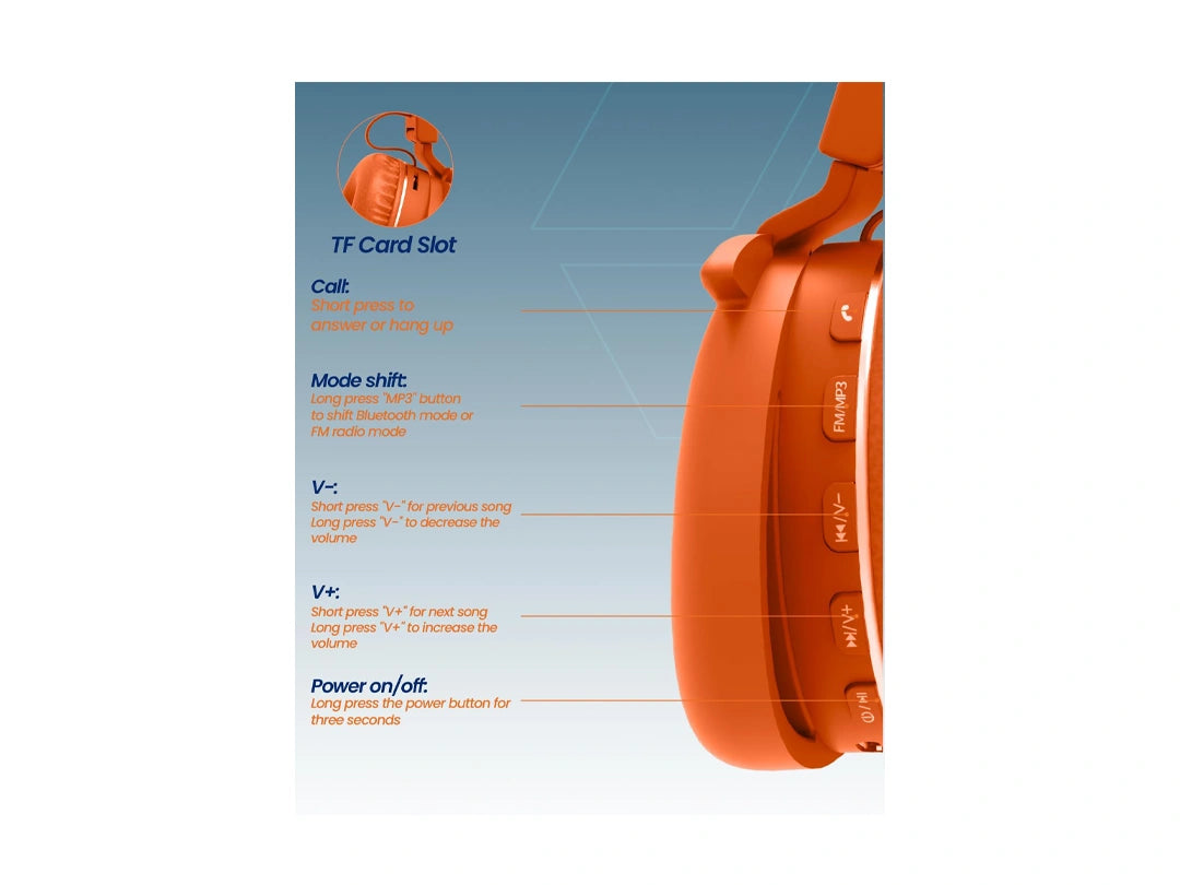 Moxedo Junior Wireless On-Ear Headphones for Kids - Junior Dilla in Qatar Moxedo Junior Wireless On-Ear Headphones for Kids - Junior Dilla in Qatar